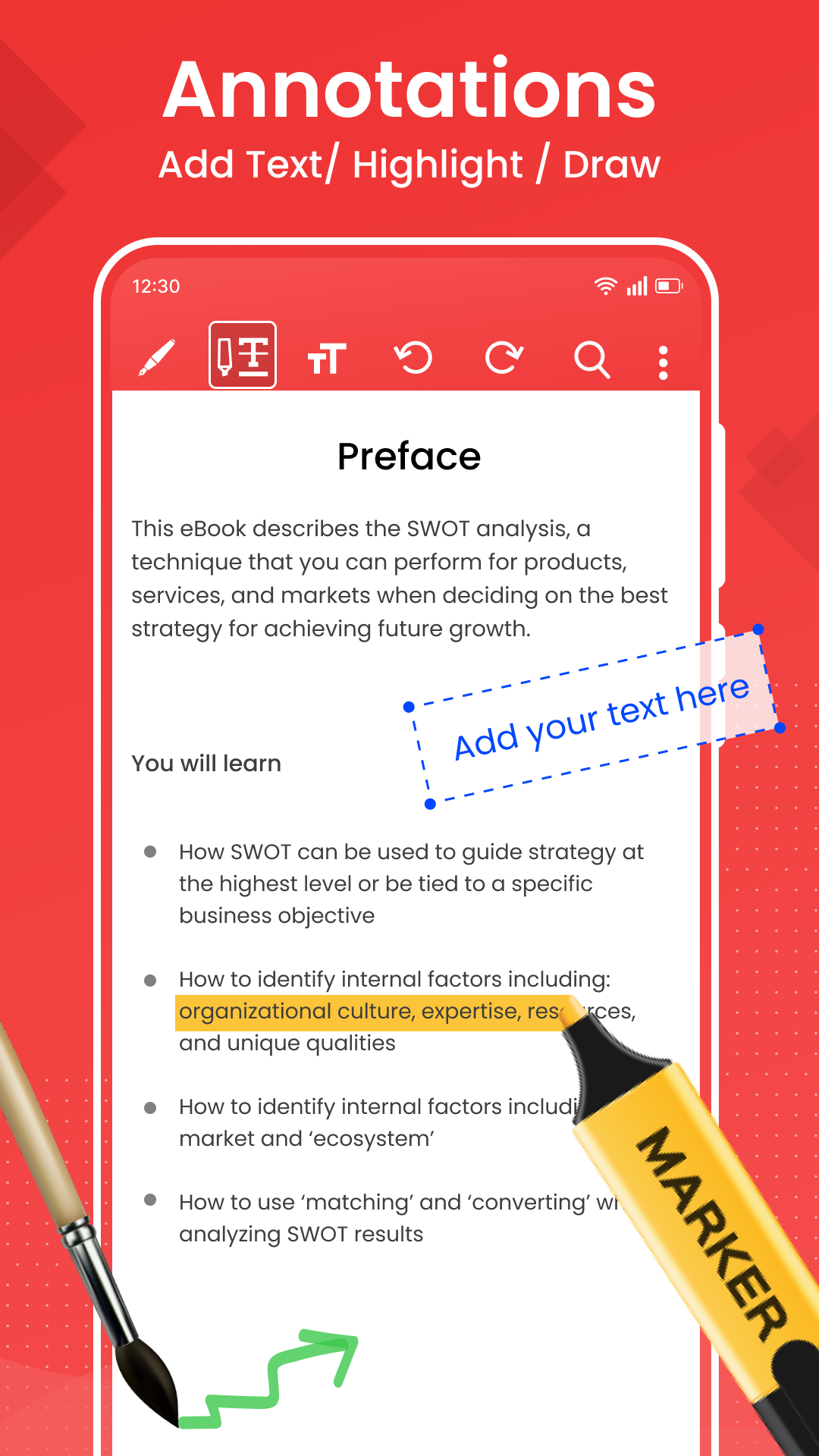 اسکرین شات 3 برنامه PDF Editor: Write on PDF