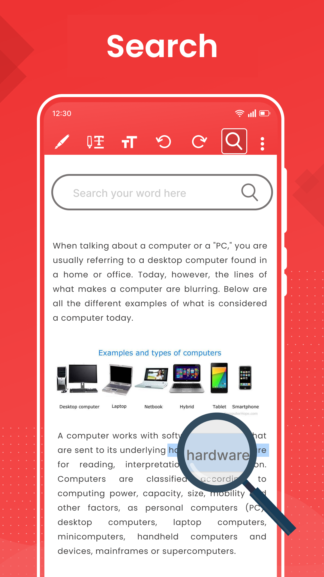 اسکرین شات 4 برنامه PDF Editor: Write on PDF