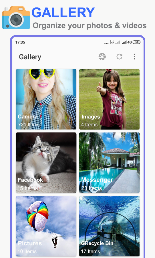 اسکرین شات 1 برنامه Gallery