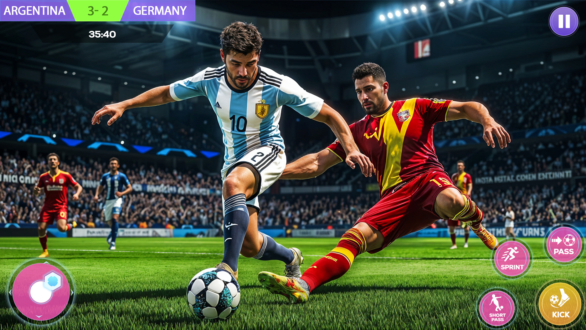 اسکرین شات 3 بازی Football 2024 Match Soccer