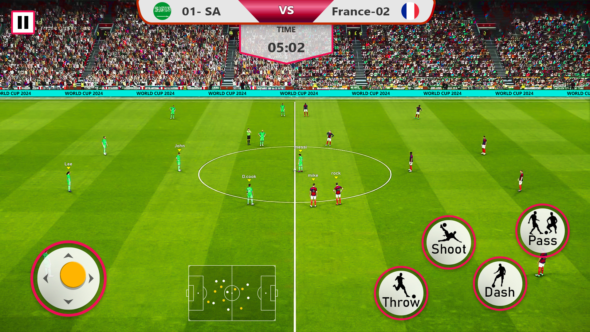 اسکرین شات 3 بازی Football 2024 Match Soccer