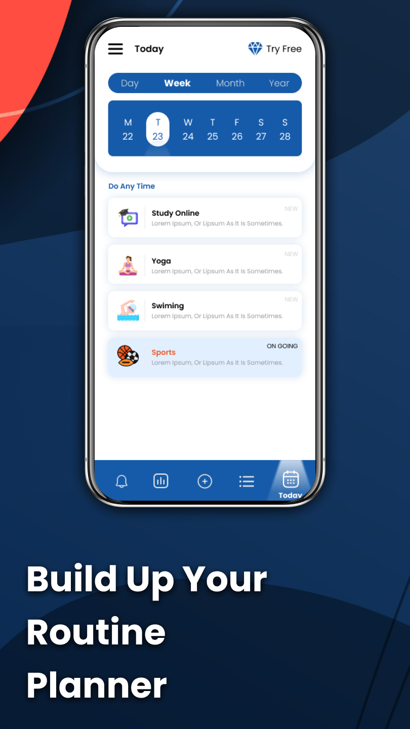 اسکرین شات 4 برنامه Habit Tracker: Routine Planner