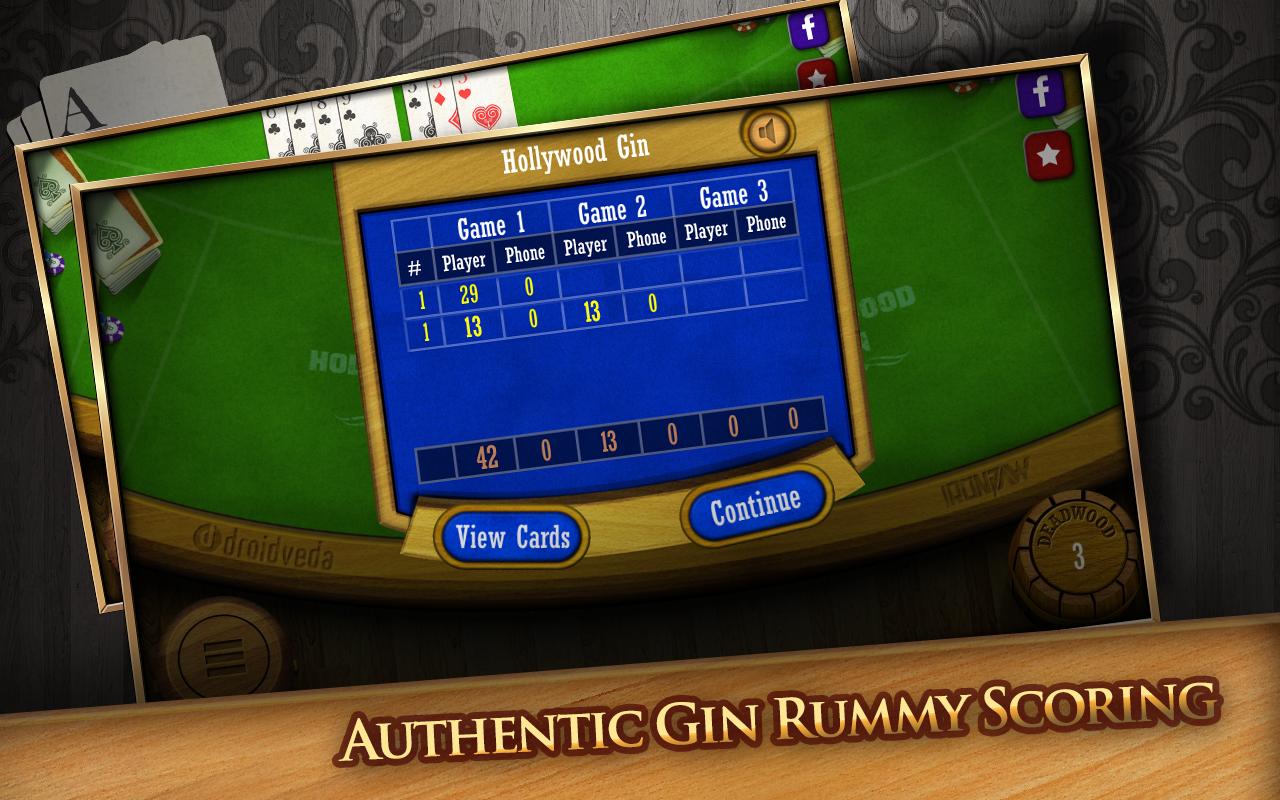 اسکرین شات بازی Gin Rummy 4