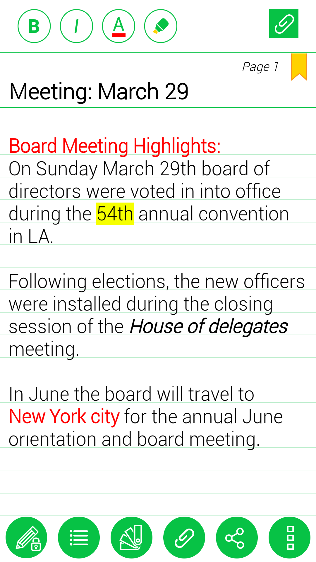 اسکرین شات 3 برنامه Notebooks