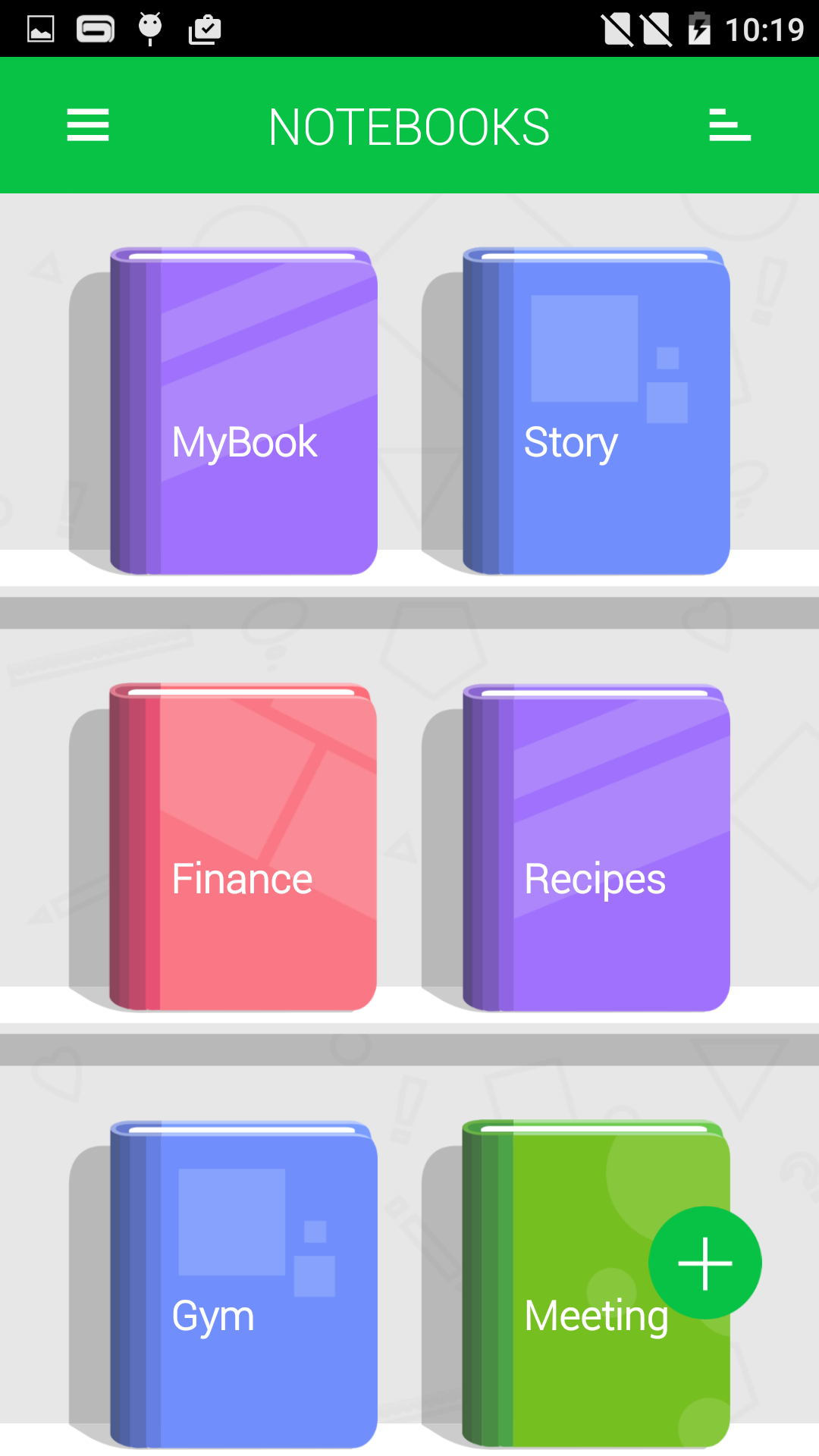 اسکرین شات برنامه Notebooks 1