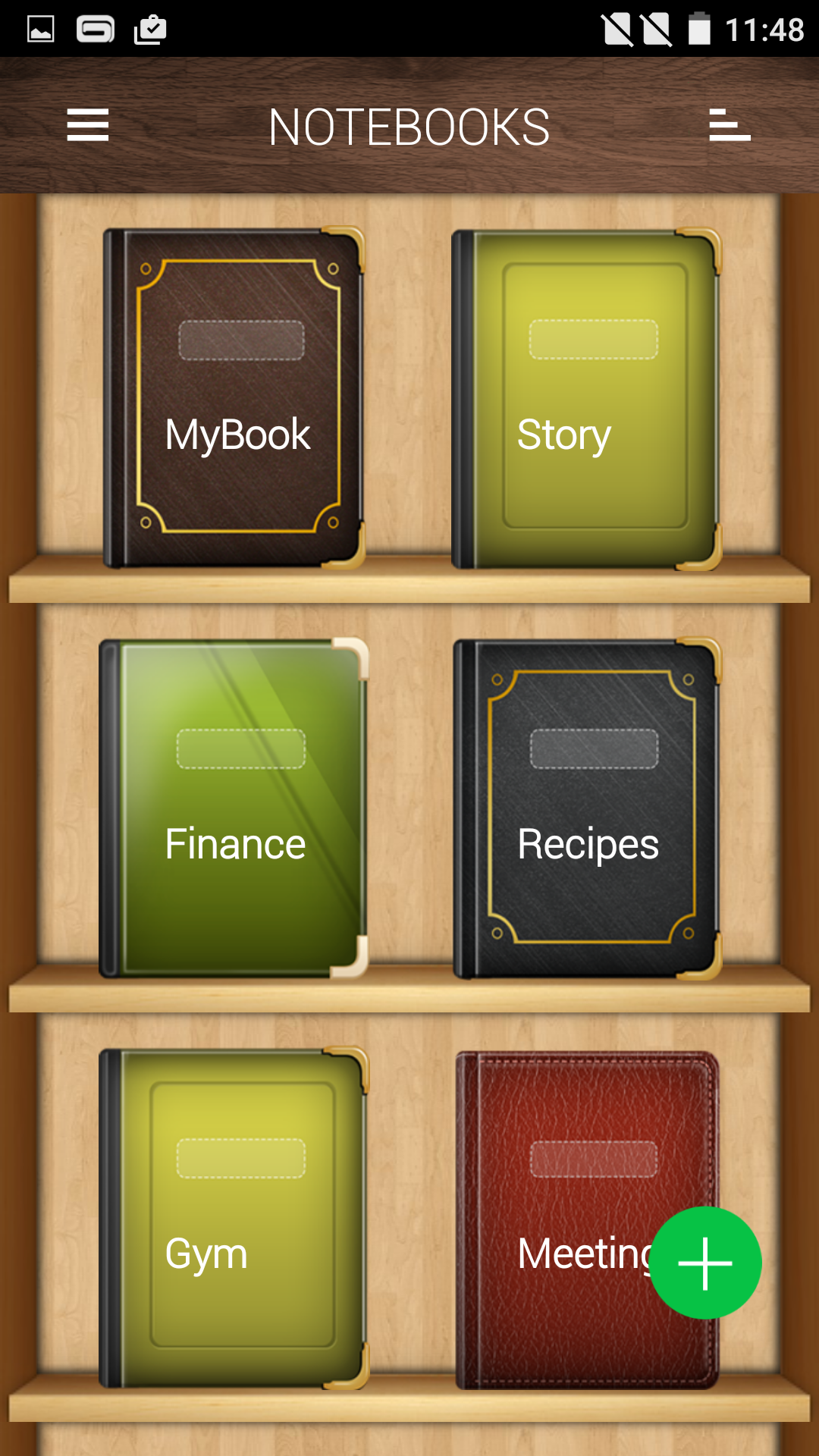 اسکرین شات برنامه Notebooks 2