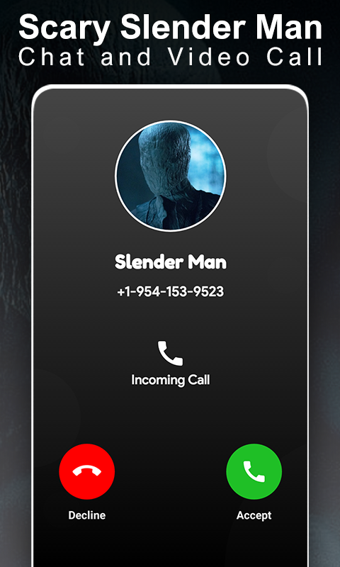 اسکرین شات 3 برنامه Slender Man's Fake Video Call