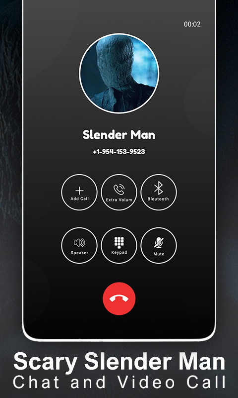 اسکرین شات 4 برنامه Slender Man's Fake Video Call