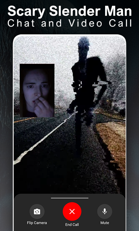 اسکرین شات 5 برنامه Slender Man's Fake Video Call