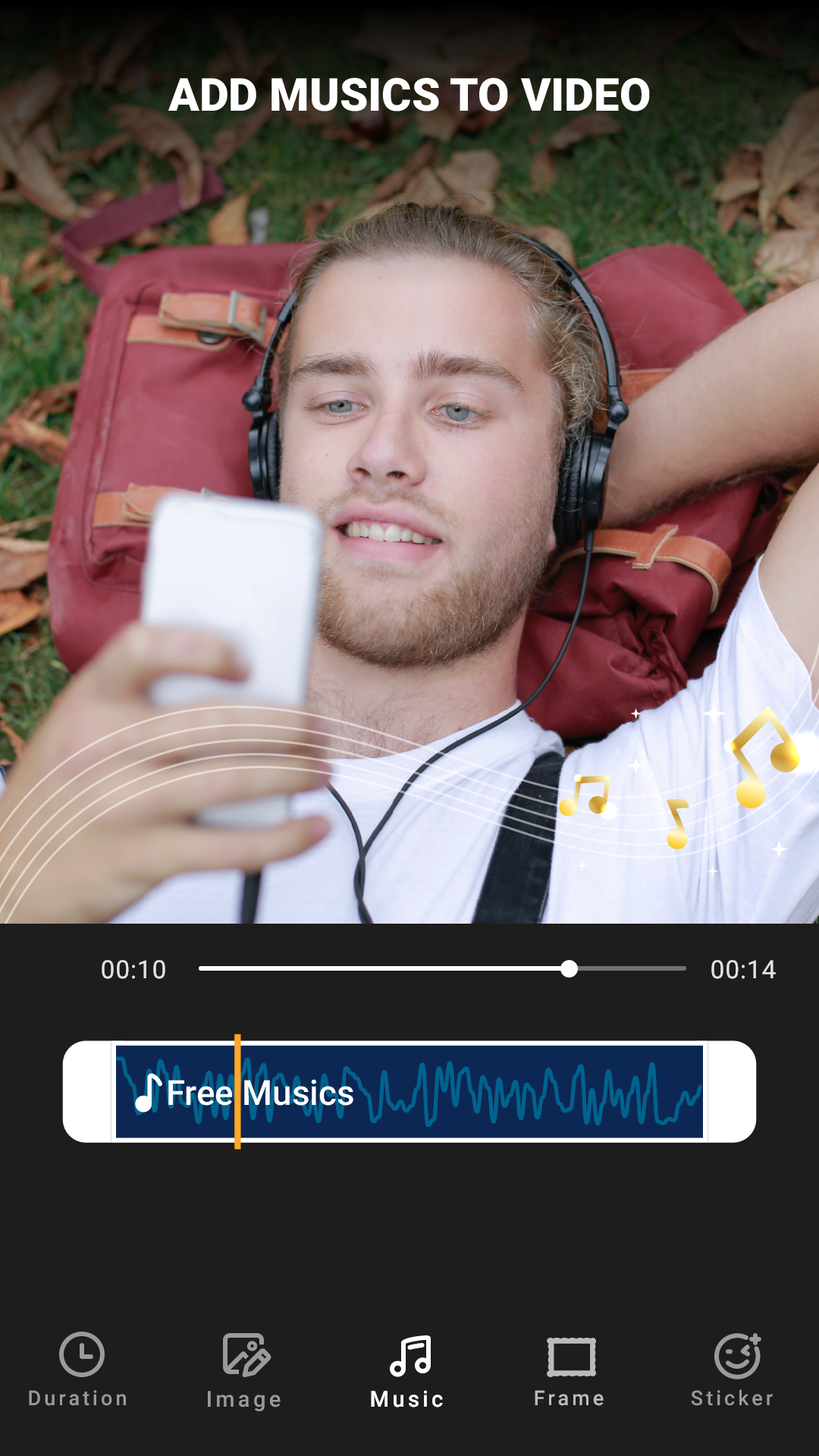 اسکرین شات 4 برنامه Photo video maker with Music