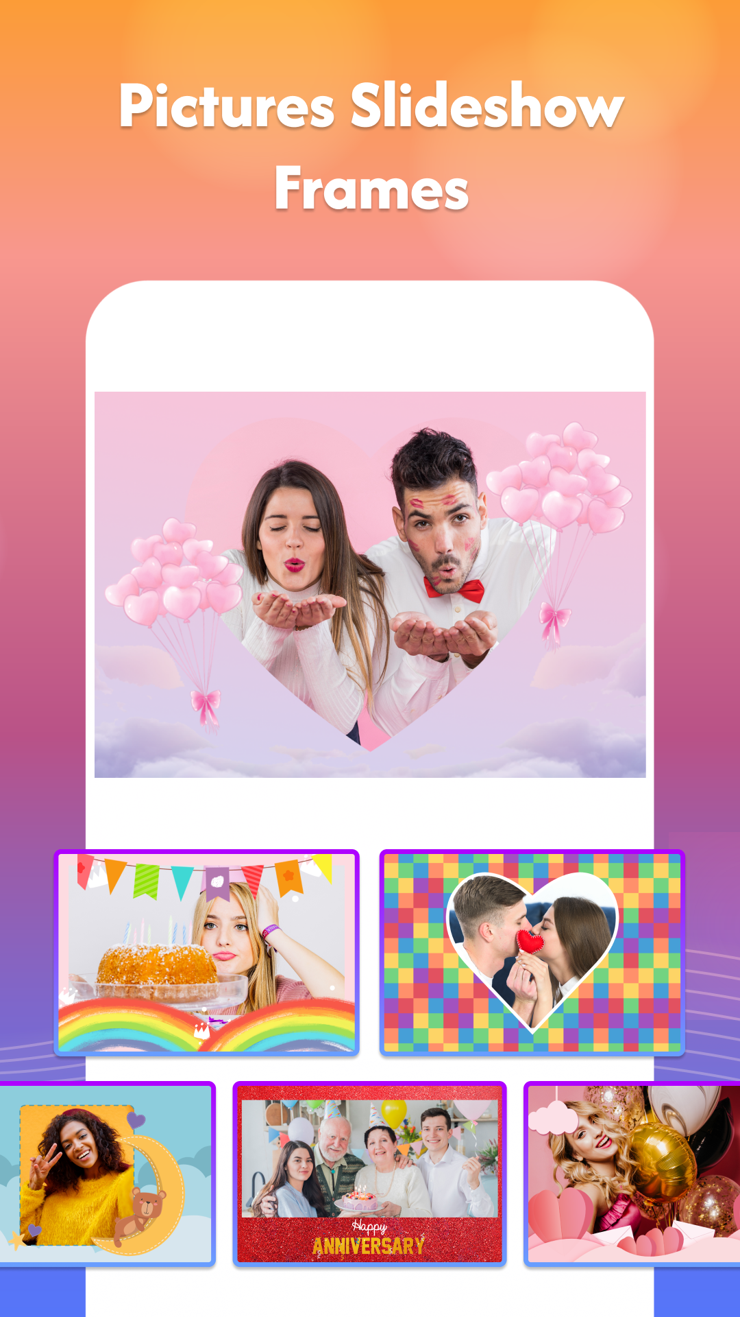 اسکرین شات 6 برنامه Photo Video Slideshow maker