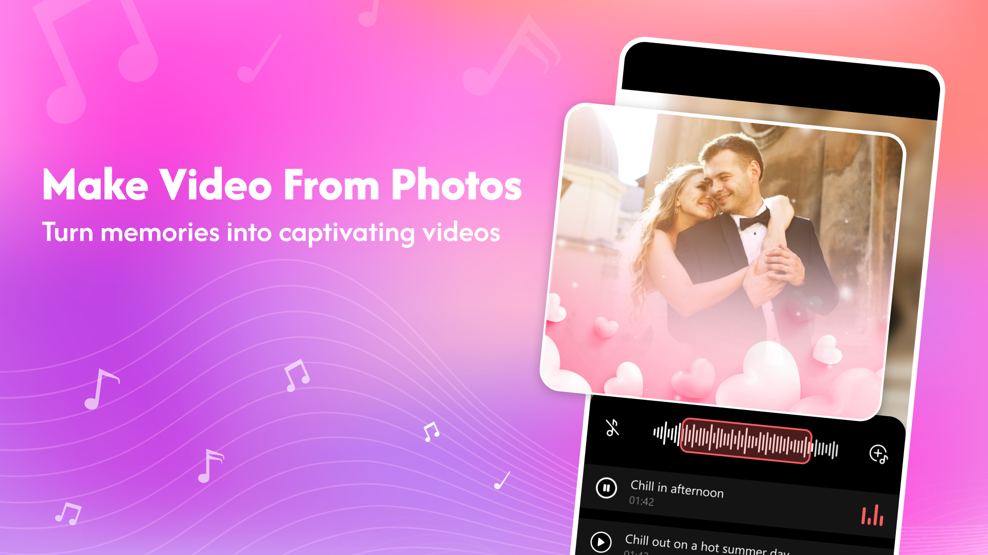 اسکرین شات 1 برنامه Photo Video Slideshow maker