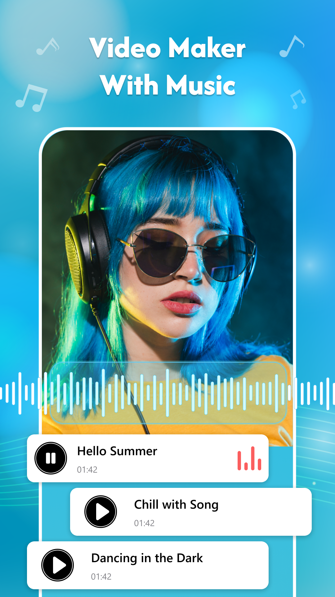 اسکرین شات 3 برنامه Photo Video Slideshow maker