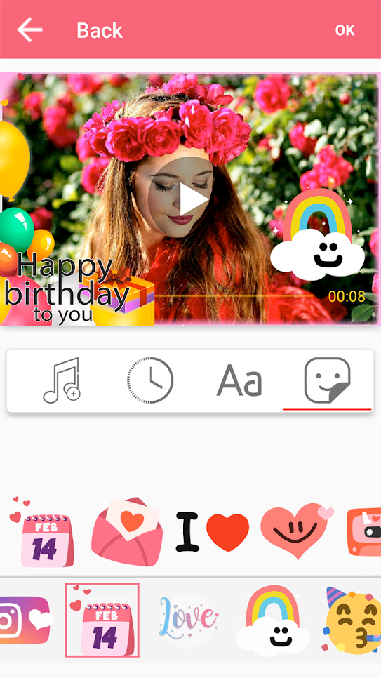 اسکرین شات 6 برنامه Photo Video Maker with Music