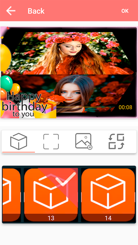 اسکرین شات 5 برنامه Photo Video Maker with Music