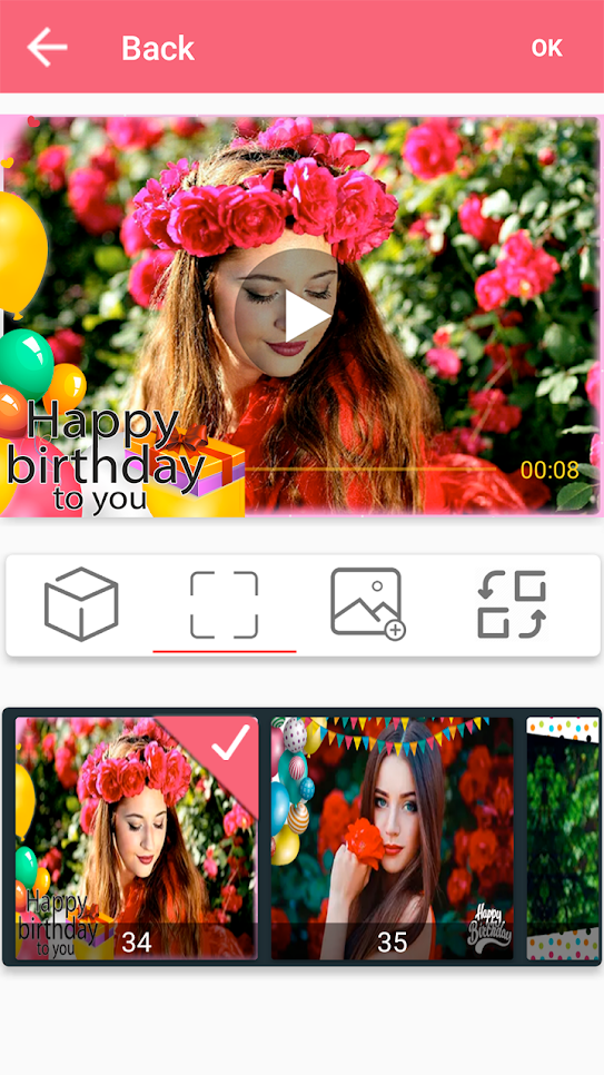 اسکرین شات 3 برنامه Photo Video Maker with Music