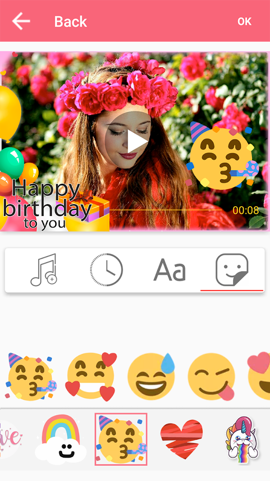 اسکرین شات 2 برنامه Photo Video Maker with Music