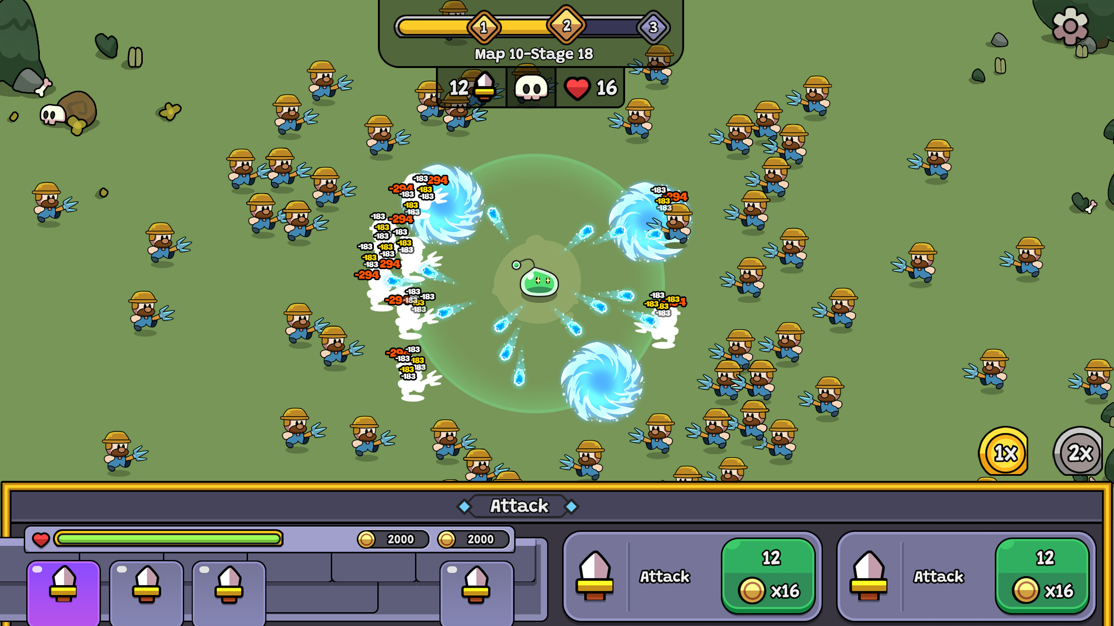 اسکرین شات 5 بازی Slime Battle: Idle RPG Games