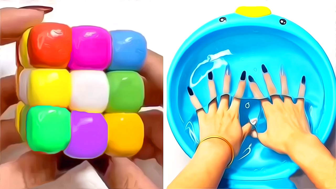 اسکرین شات 1 برنامه Slime Games: Slime Simulator