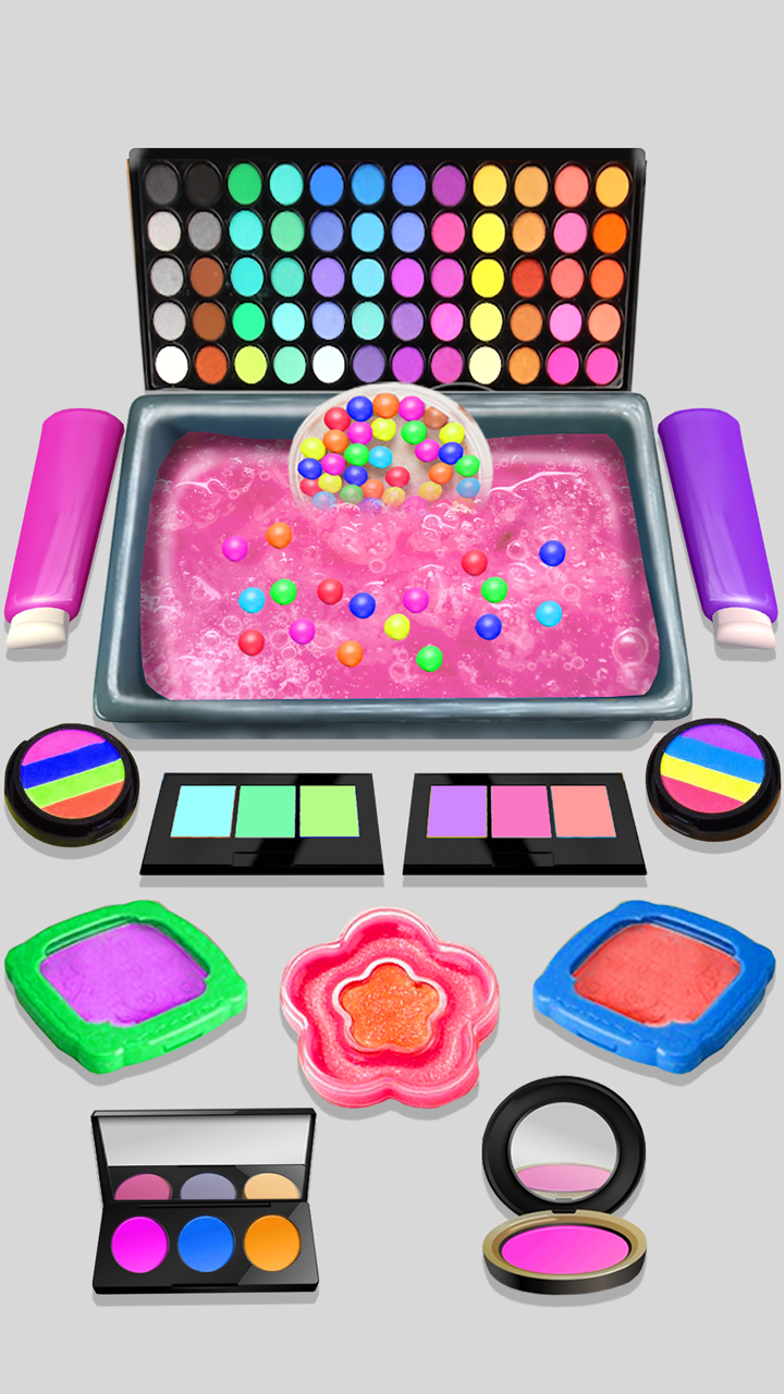 اسکرین شات 5 بازی Makeup Slime - Relaxing Games