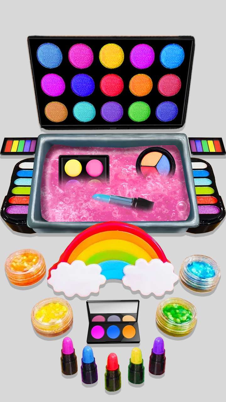 اسکرین شات 3 بازی Makeup Slime - Relaxing Games