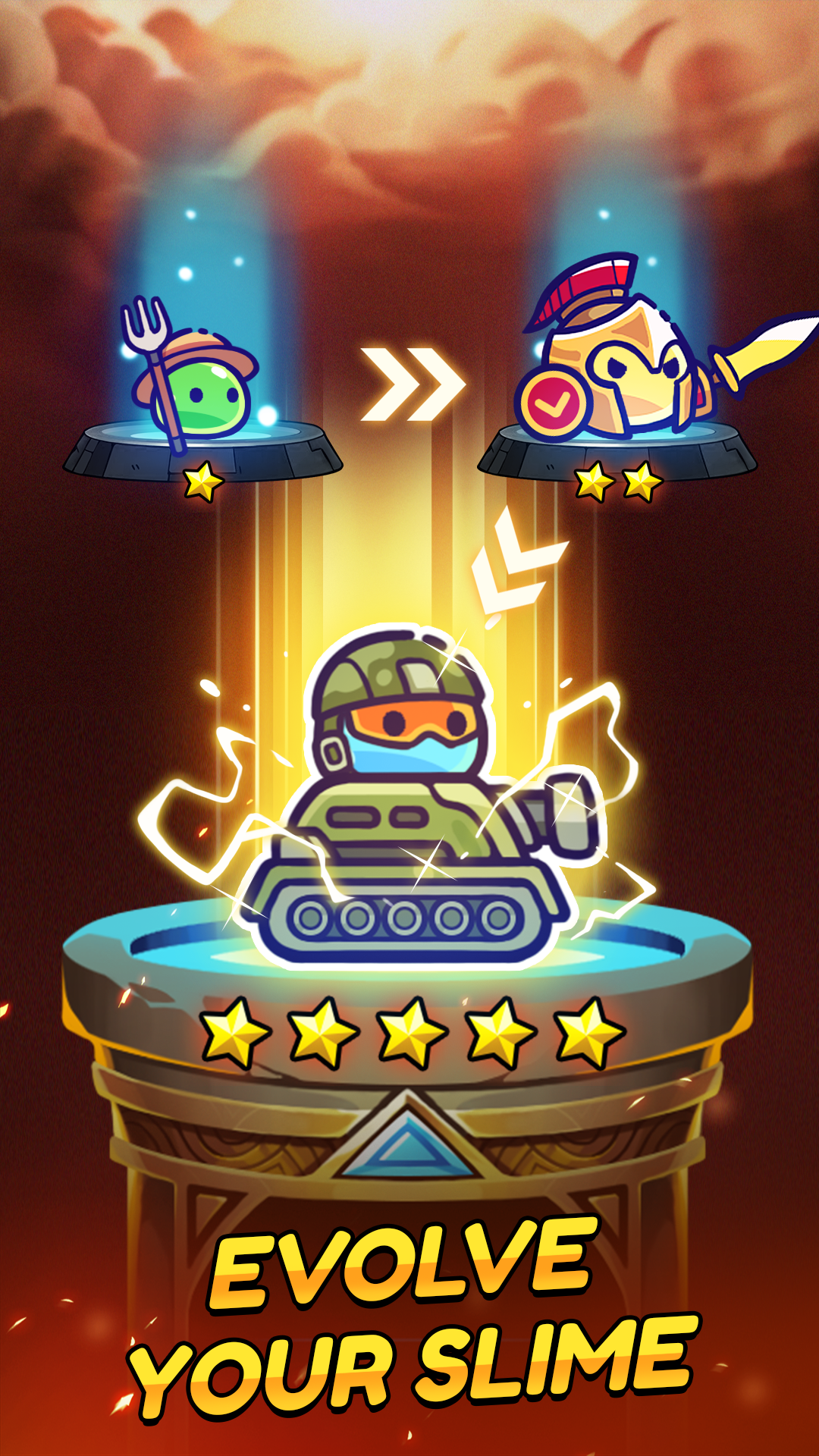 اسکرین شات 2 بازی Slime Warrior: Age of War