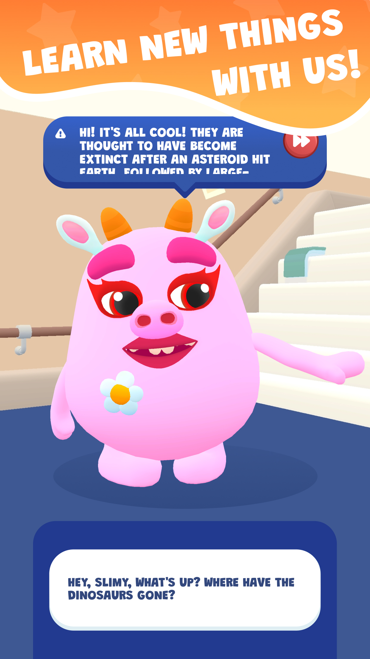 اسکرین شات 7 برنامه Talk to me Slimy: Talking Pet