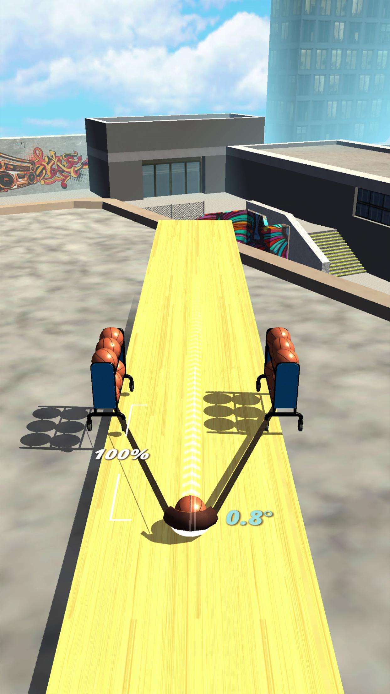 اسکرین شات 6 بازی Slingshot Basketball!