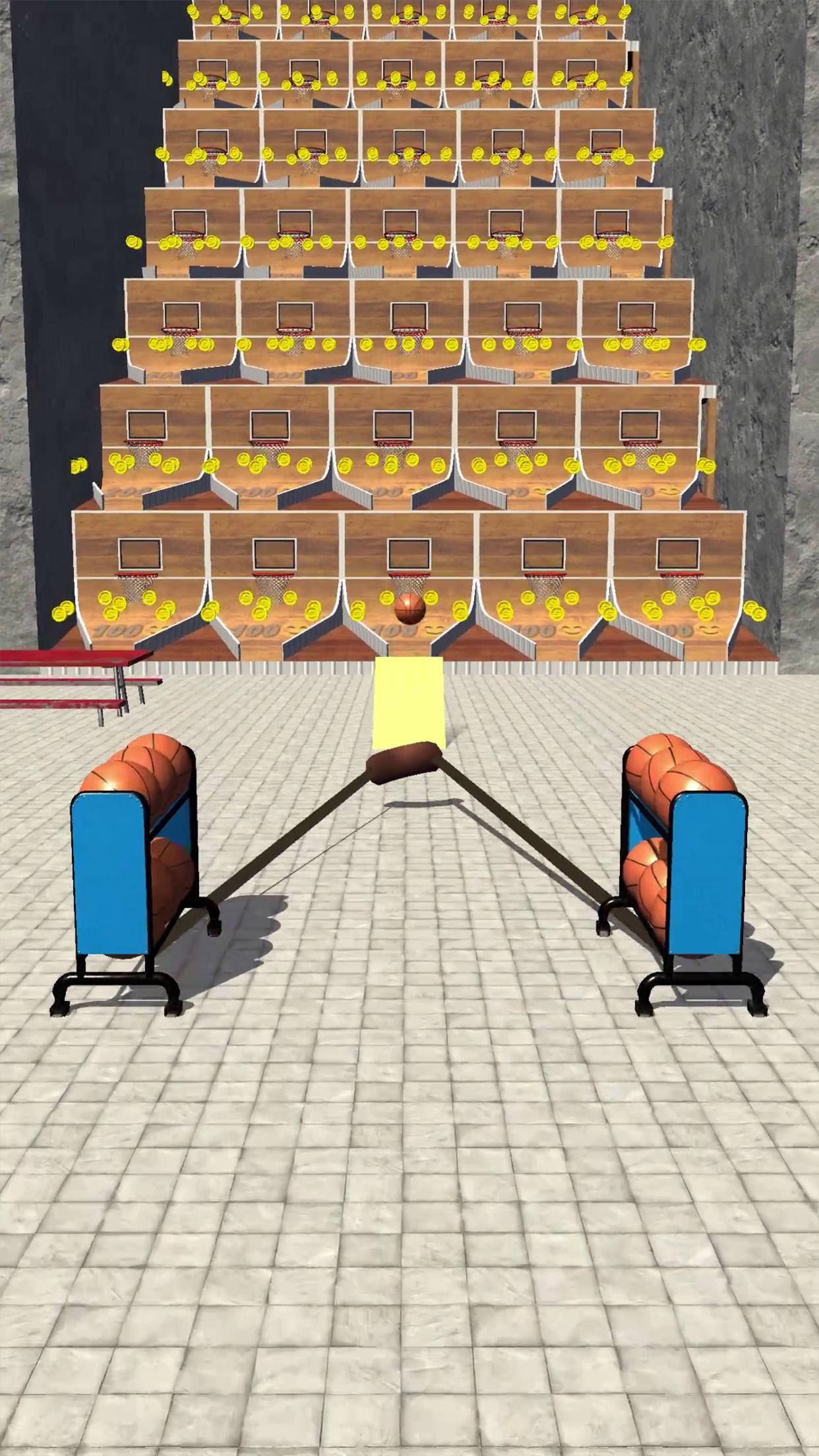 اسکرین شات 8 بازی Slingshot Basketball!