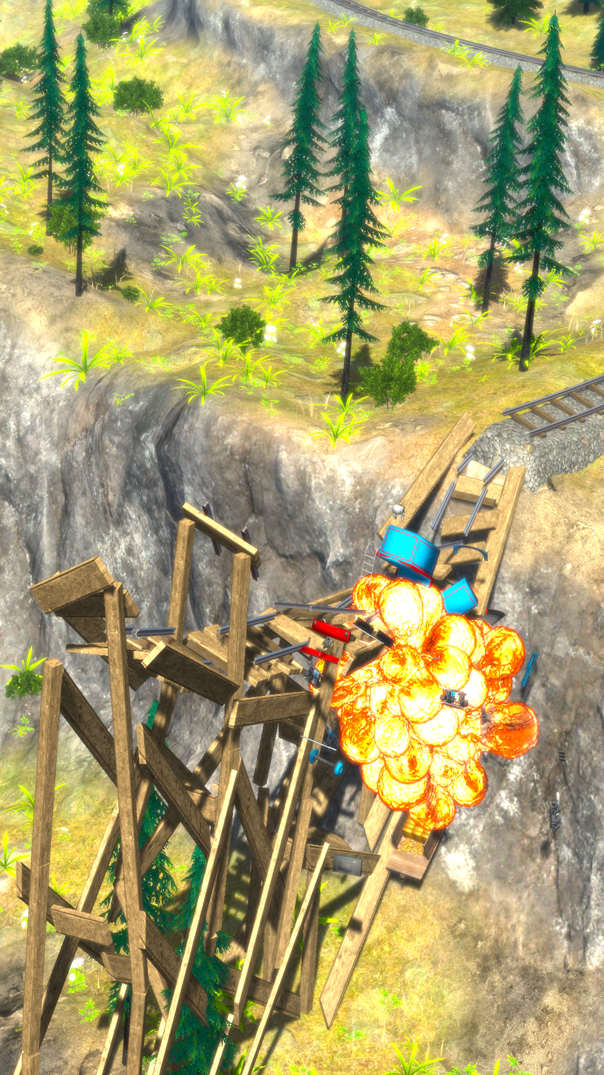 اسکرین شات 3 بازی Slingshot Train