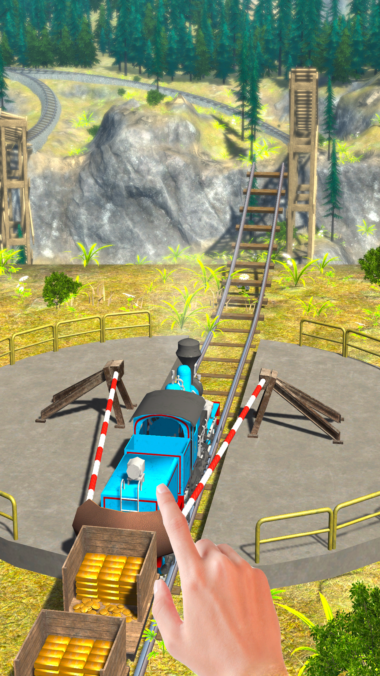 اسکرین شات 1 بازی Slingshot Train