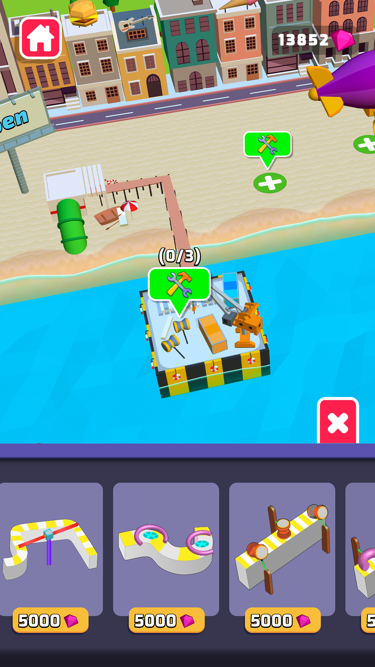 اسکرین شات 7 برنامه Fun Race 3D — Run and Parkour