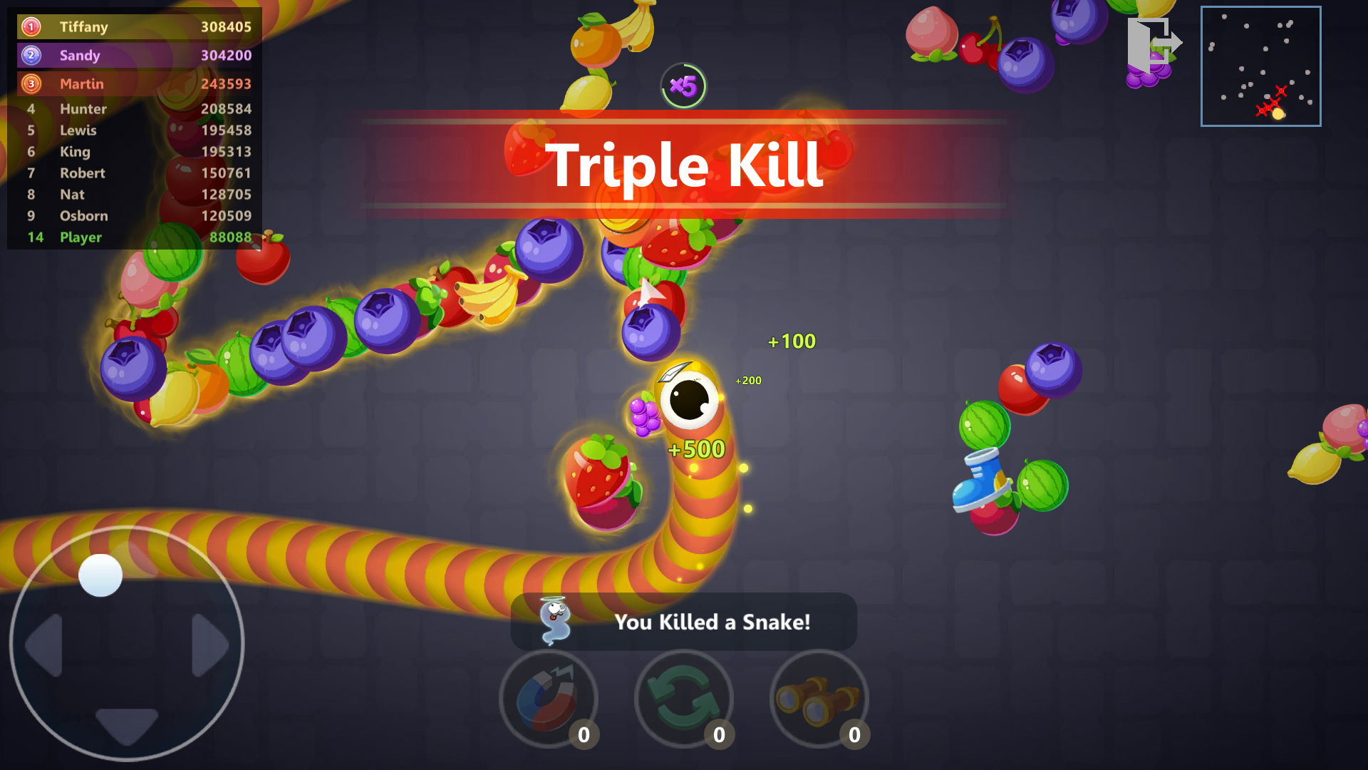 اسکرین شات 6 بازی Snake War: Hungry Worm.io Game