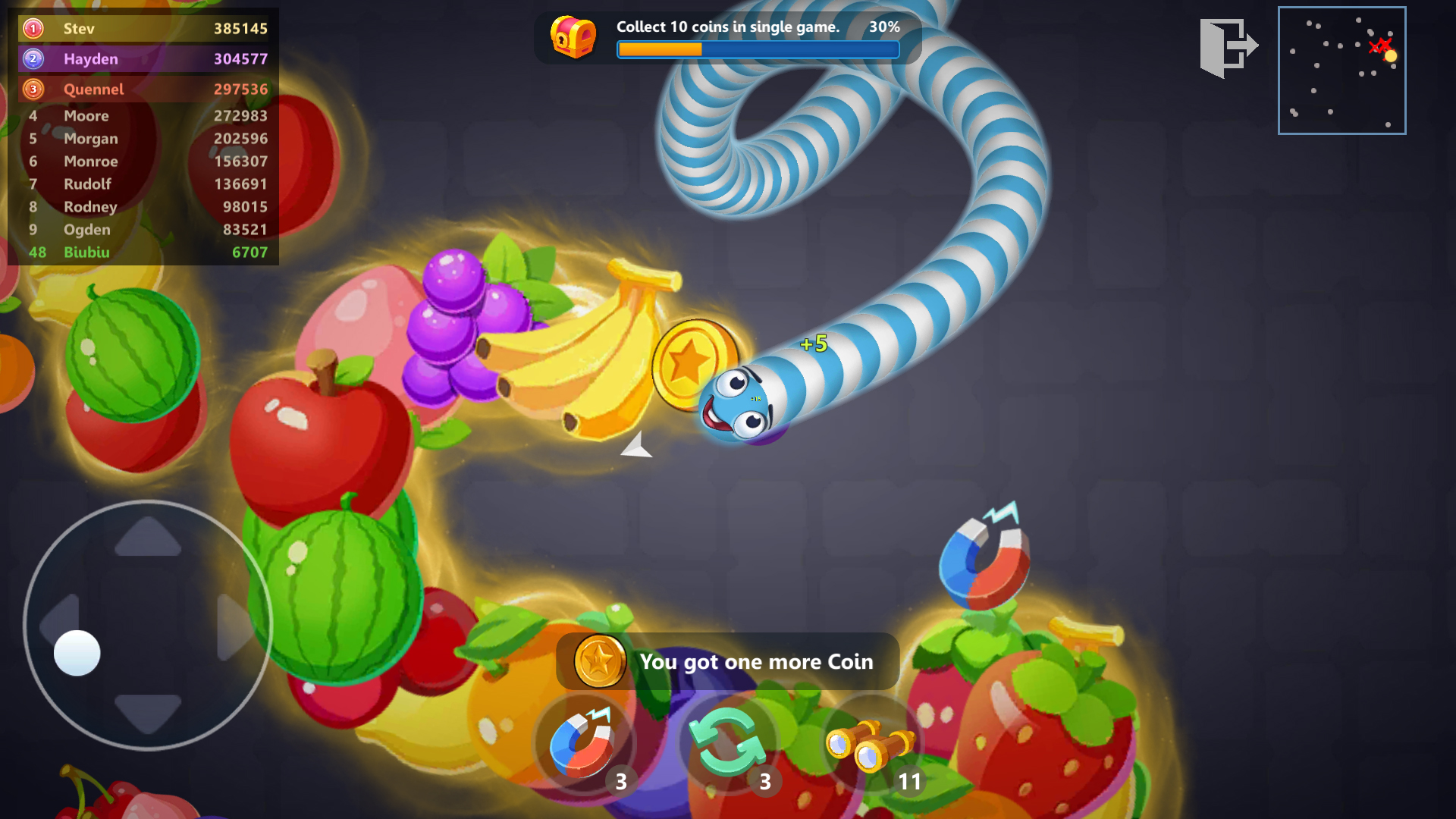 اسکرین شات 1 بازی Snake War: Hungry Worm.io Game