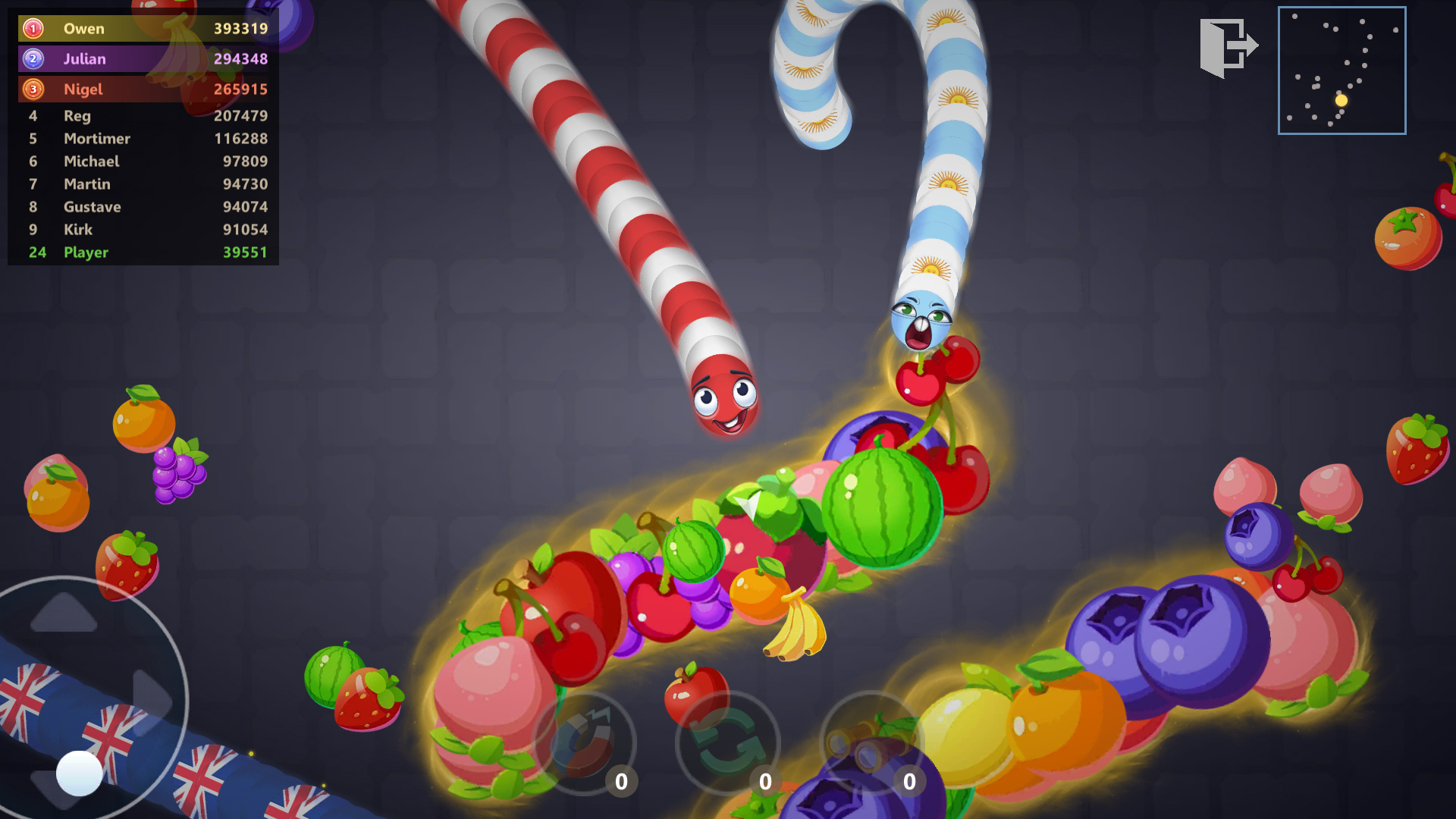 اسکرین شات 5 بازی Snake War: Hungry Worm.io Game