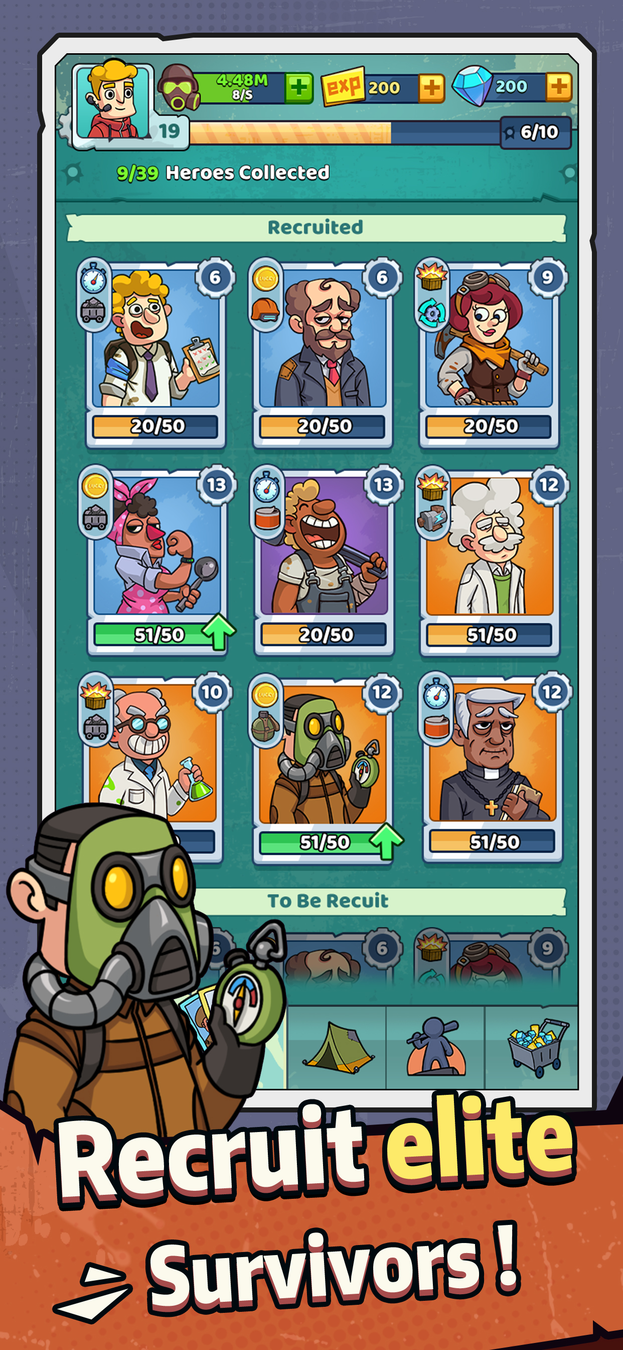 اسکرین شات 4 بازی SurvivalAdventure:Idle Clicker