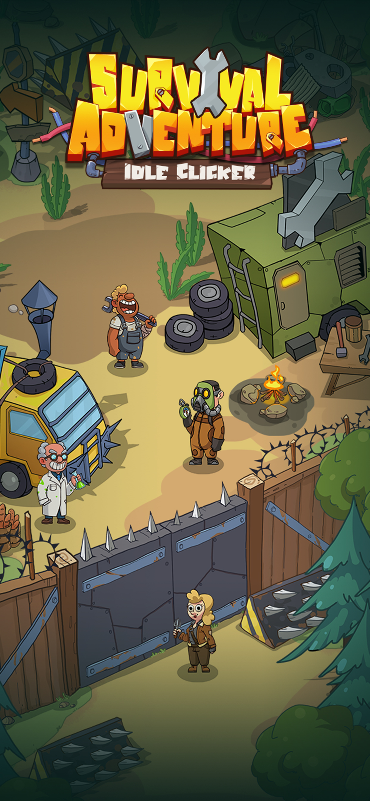 اسکرین شات 1 بازی SurvivalAdventure:Idle Clicker