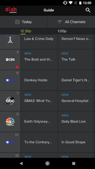 اسکرین شات 2 برنامه DISH Anywhere