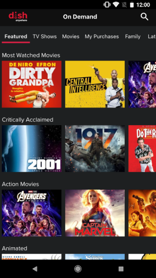 اسکرین شات 4 برنامه DISH Anywhere