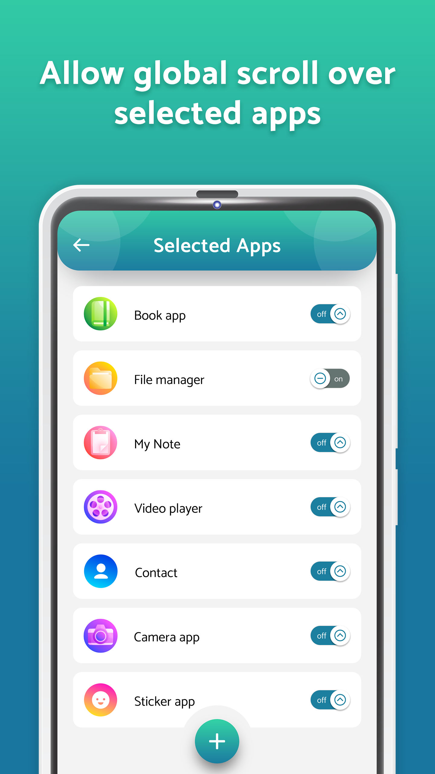 اسکرین شات 5 برنامه Automatic Scroll