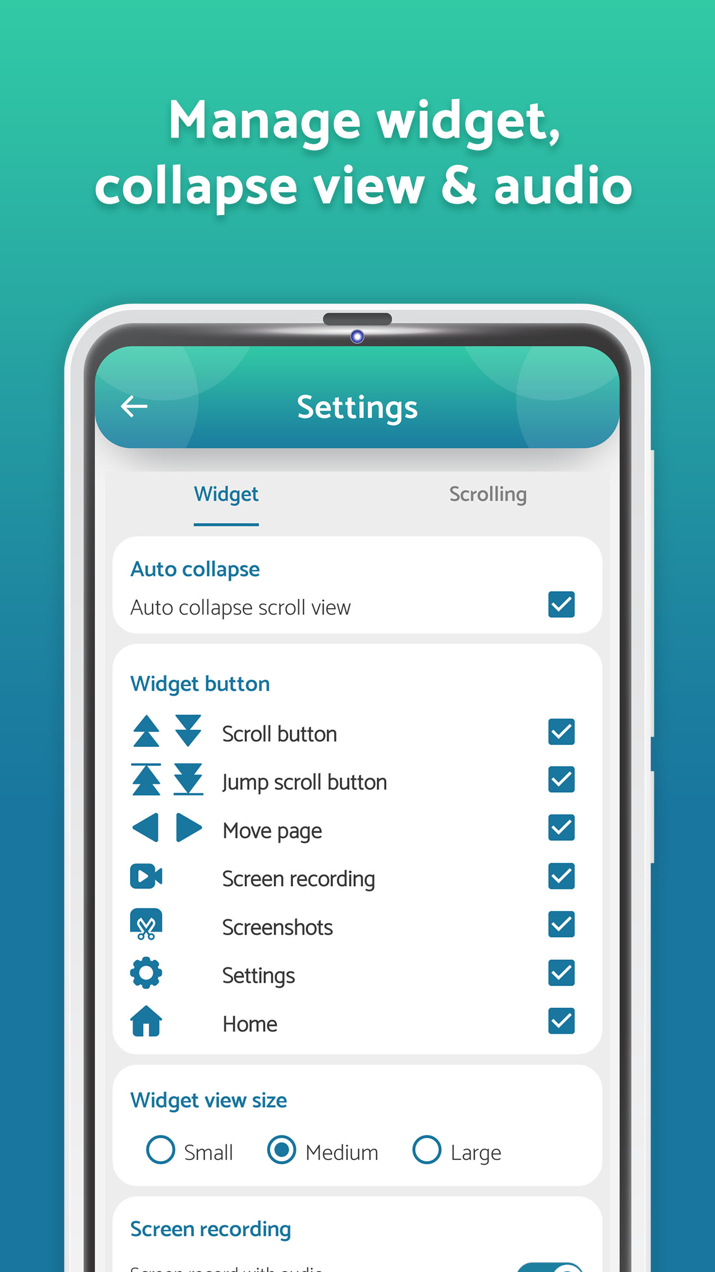 اسکرین شات 7 برنامه Automatic Scroll