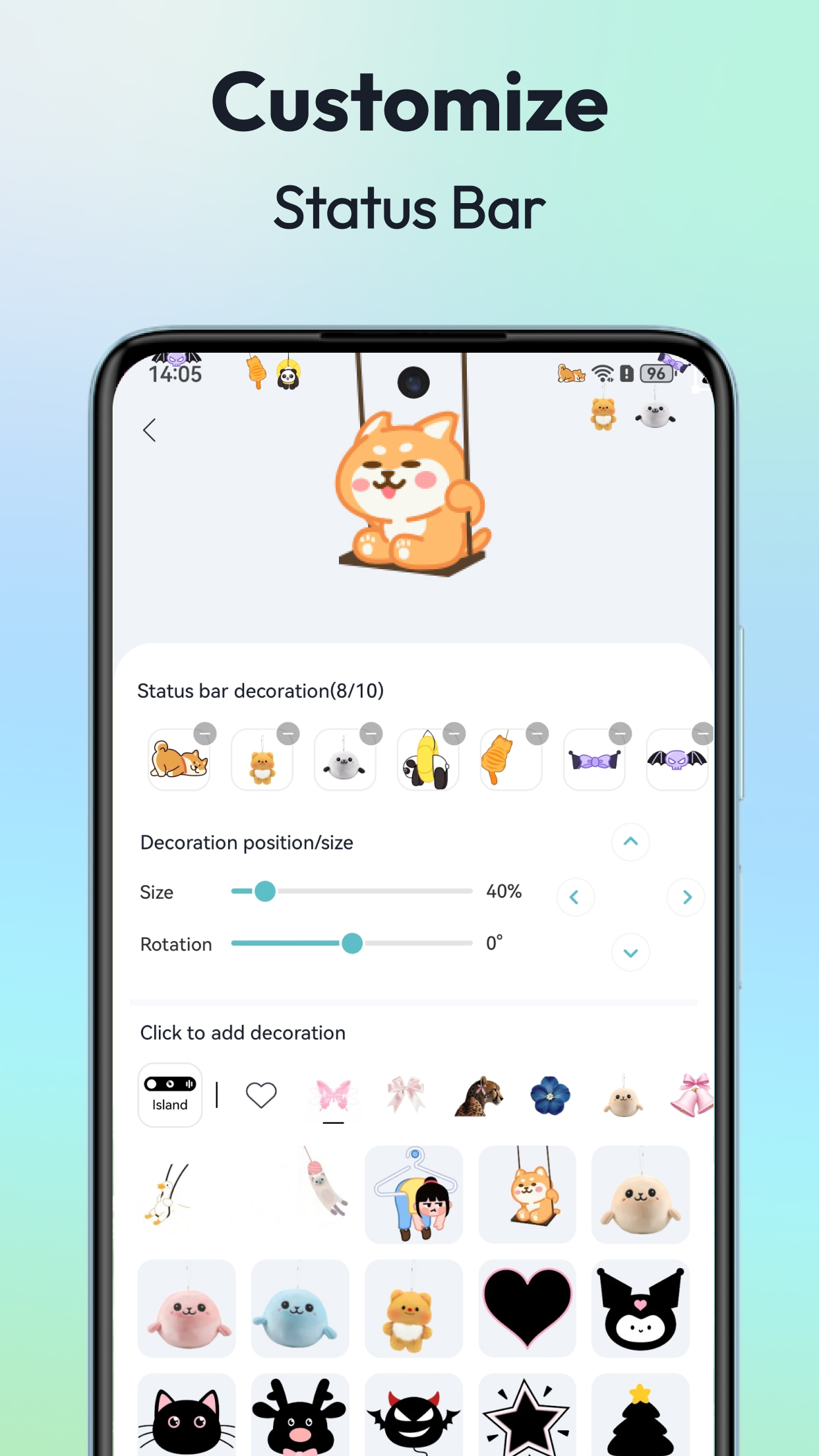 اسکرین شات 4 برنامه Mico - Widget & Live Wallpaper