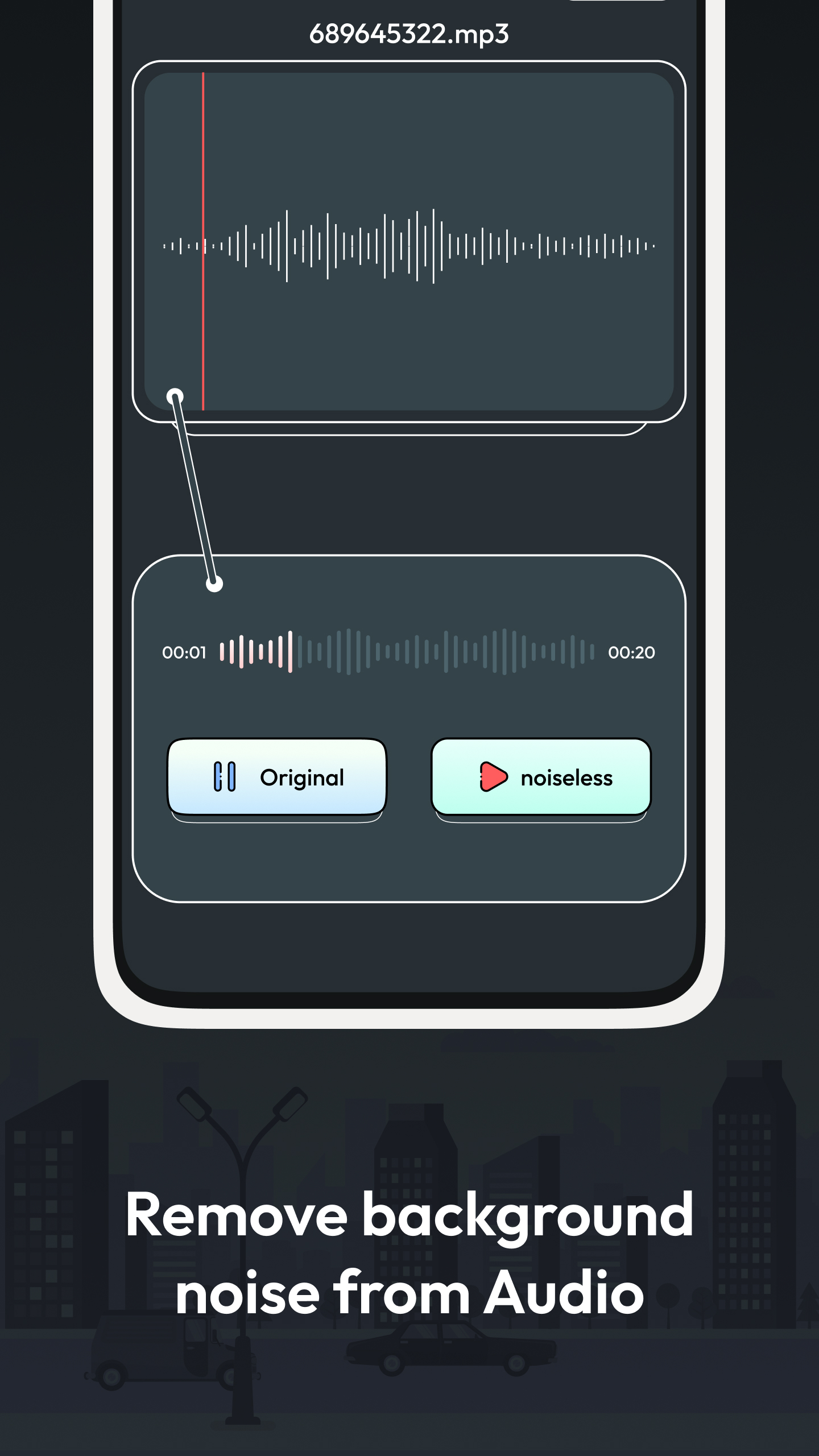 اسکرین شات 3 برنامه Noise Reducer: Better Sound
