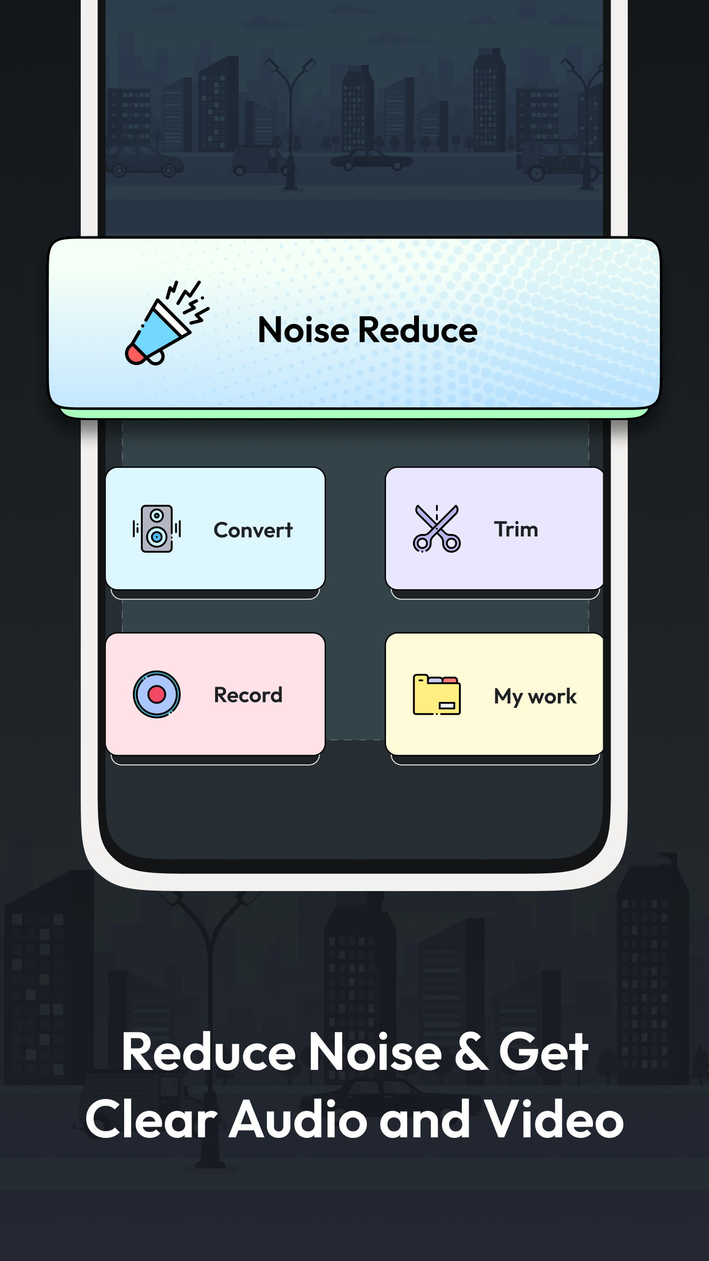 اسکرین شات 1 برنامه Noise Reducer: Better Sound