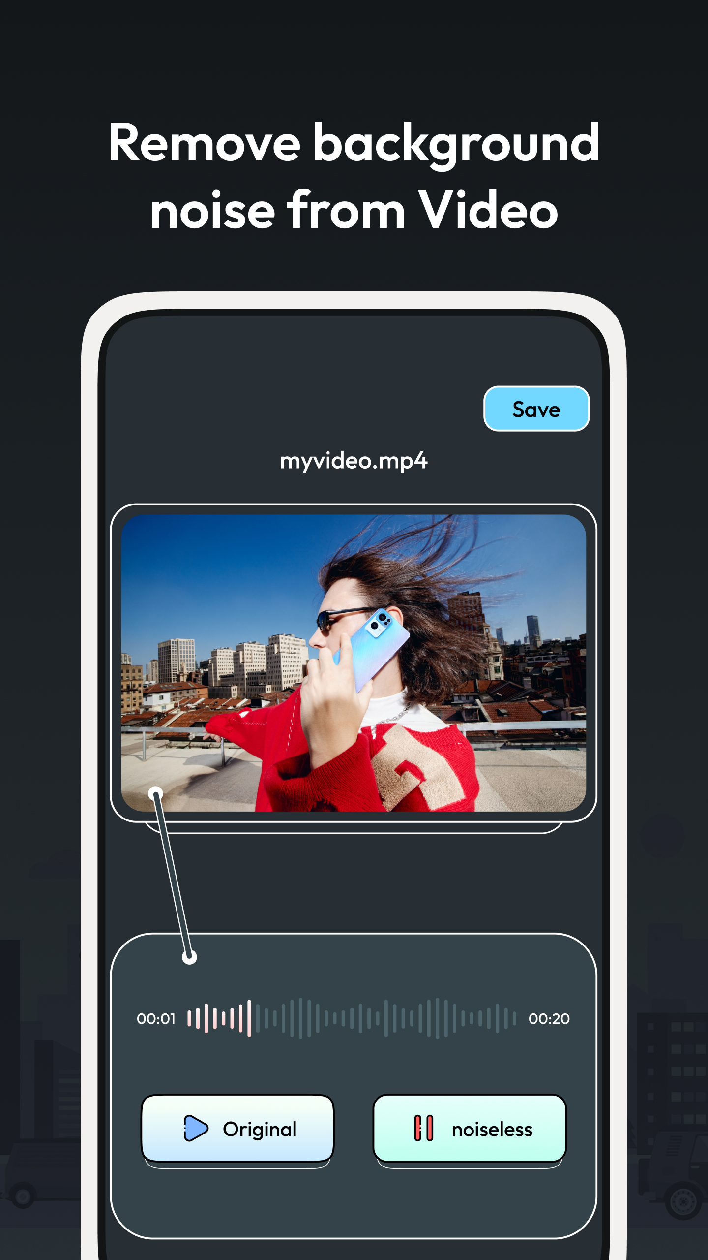 اسکرین شات 2 برنامه Noise Reducer: Better Sound