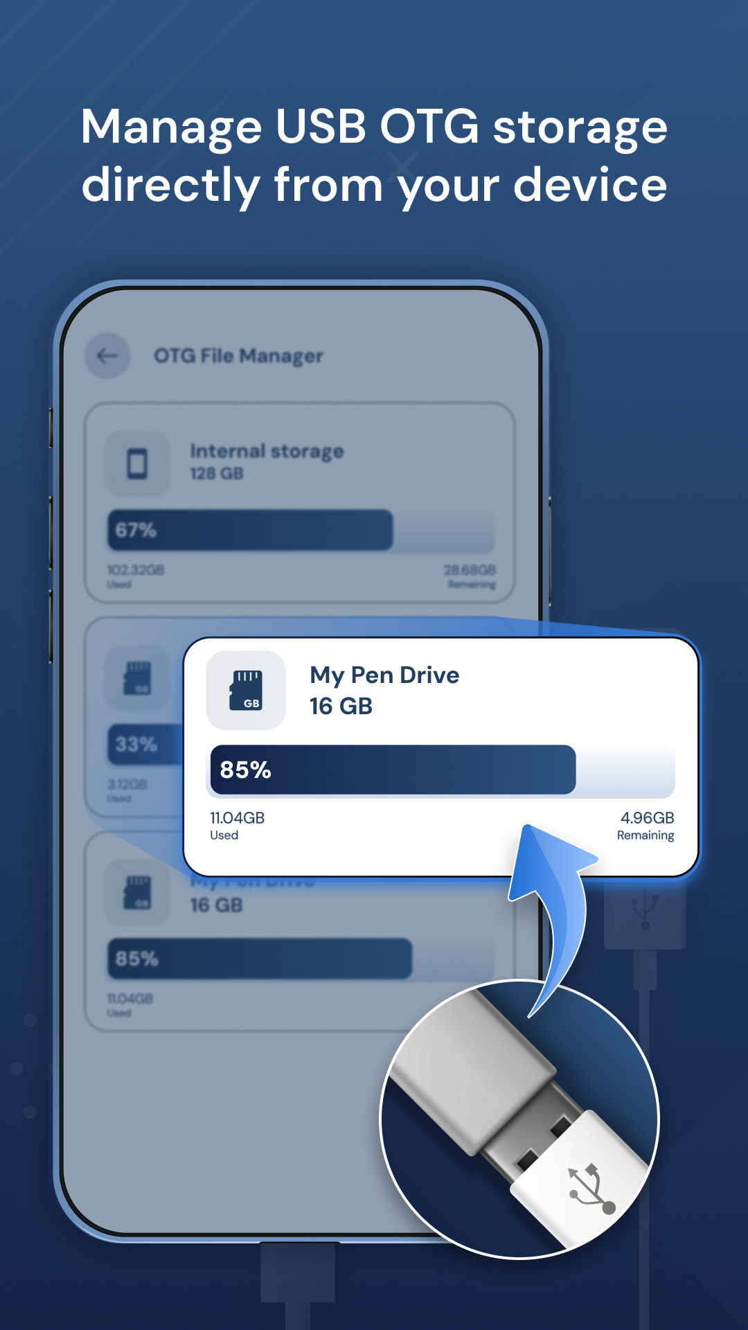 اسکرین شات 3 برنامه OTG Checker & File Manager