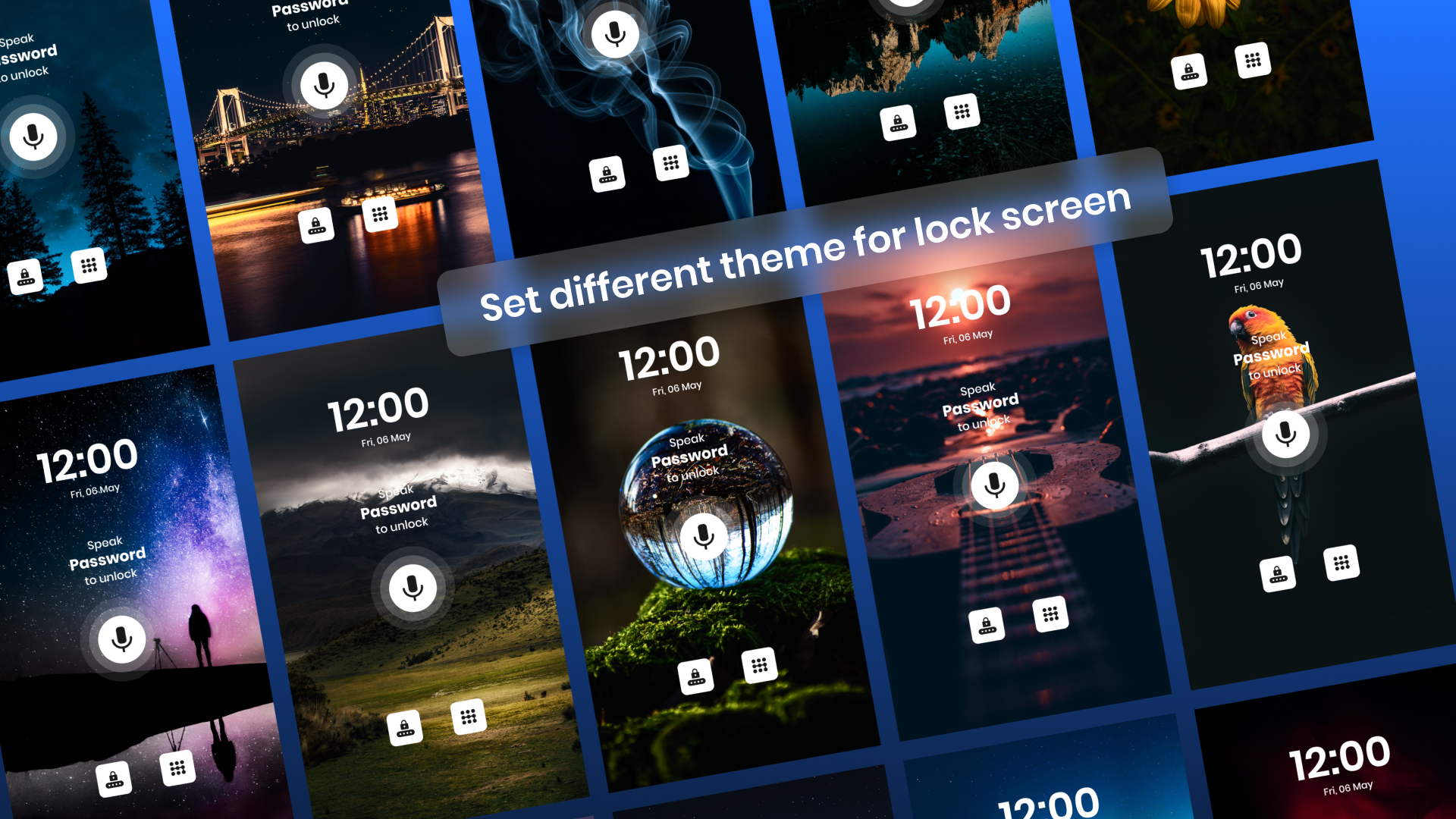 اسکرین شات 6 برنامه Voice Lock : Speak to Unlock