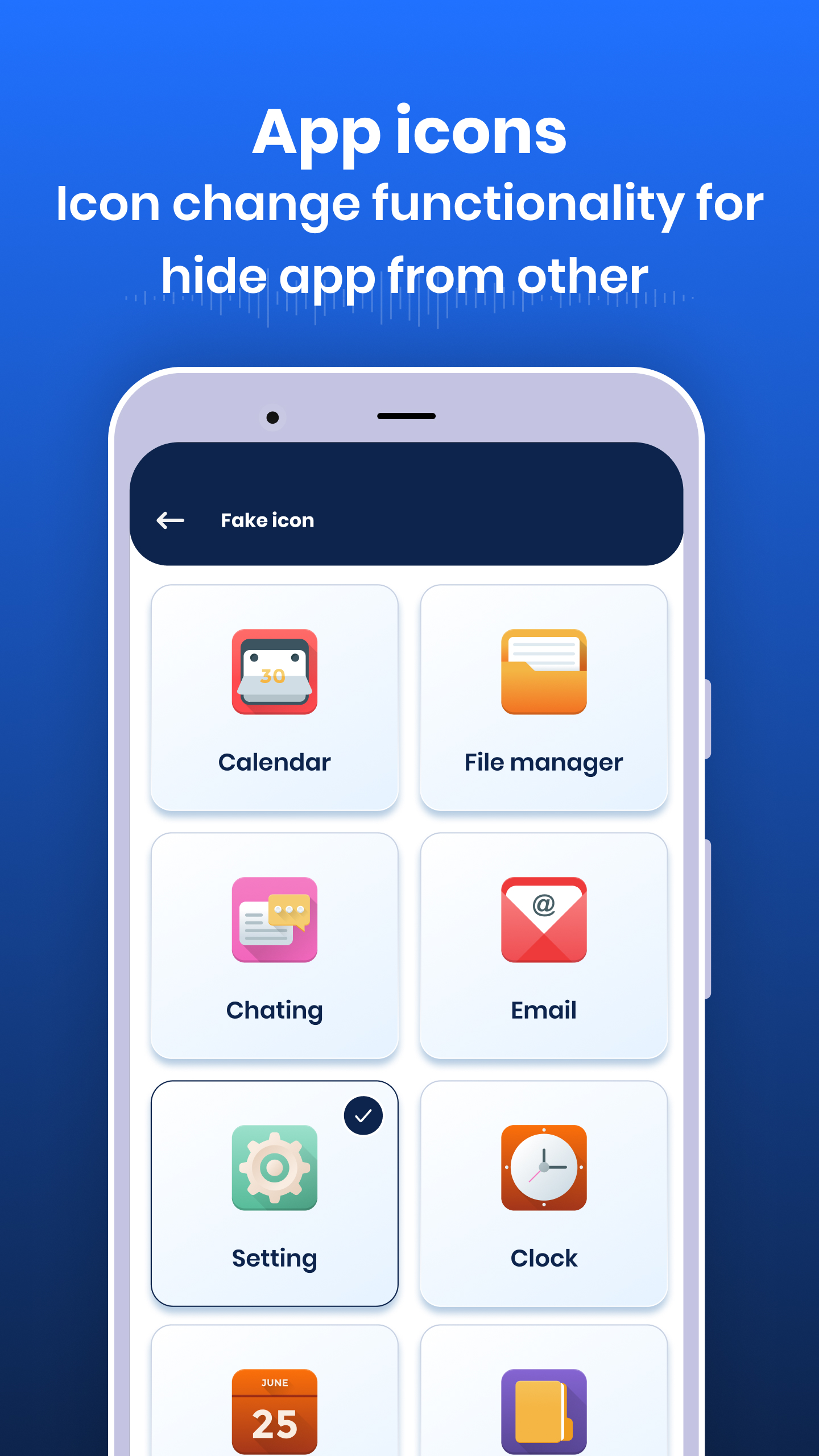 اسکرین شات 5 برنامه Voice Lock : Speak to Unlock