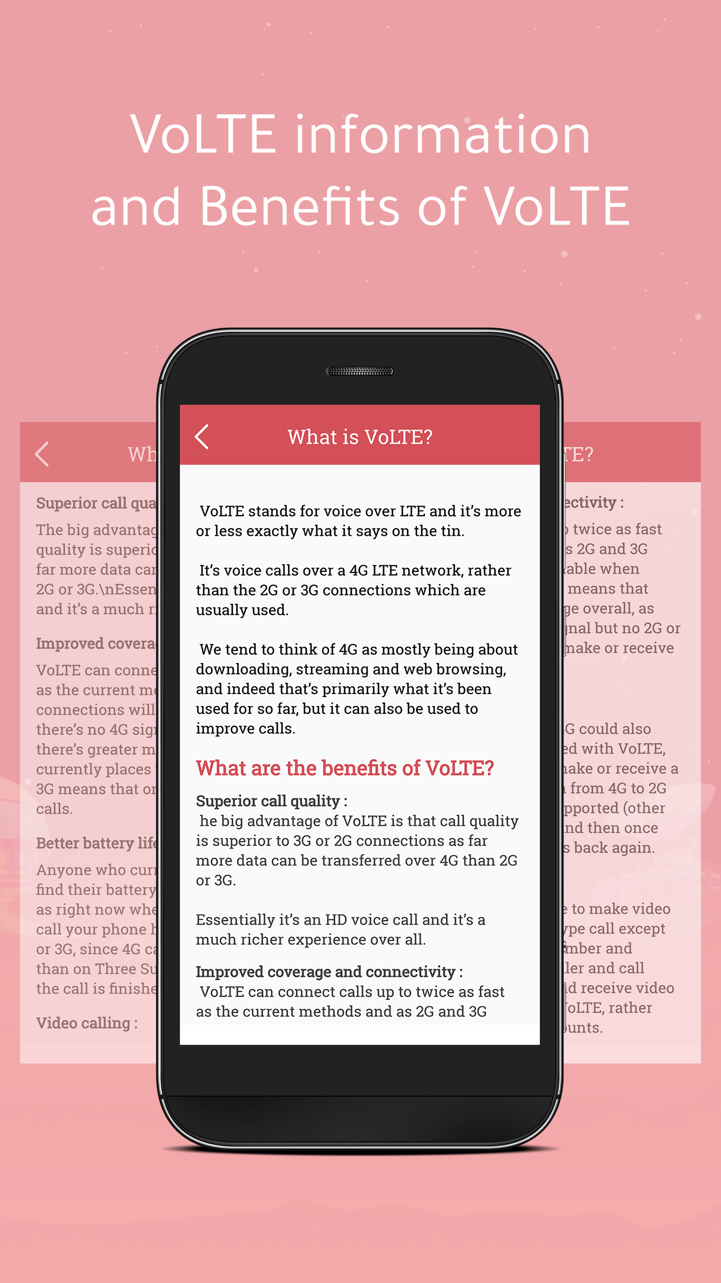 اسکرین شات 4 برنامه 5G / 4G Volte Testing