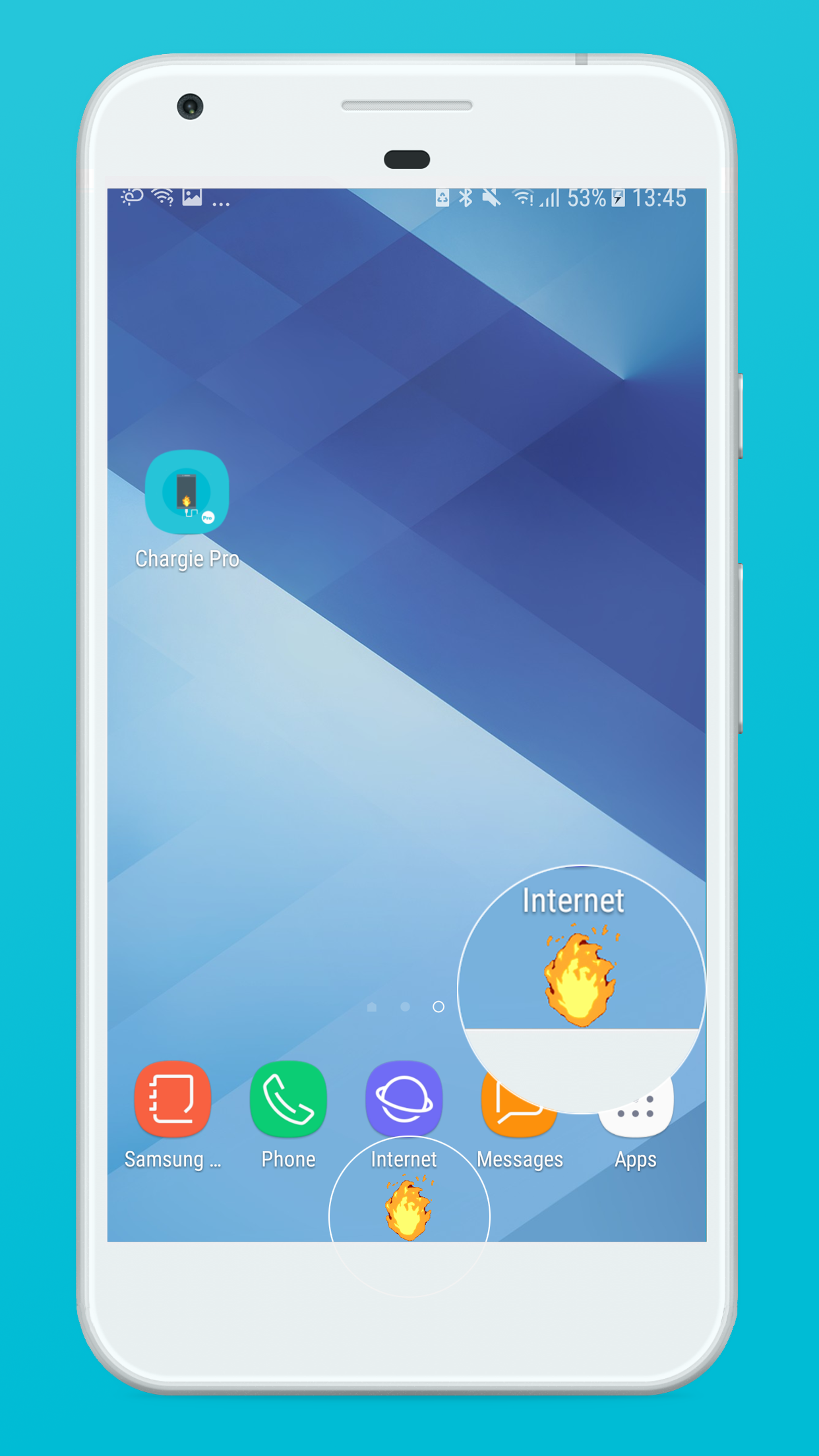 اسکرین شات 2 برنامه Battery Charging Animation Eff